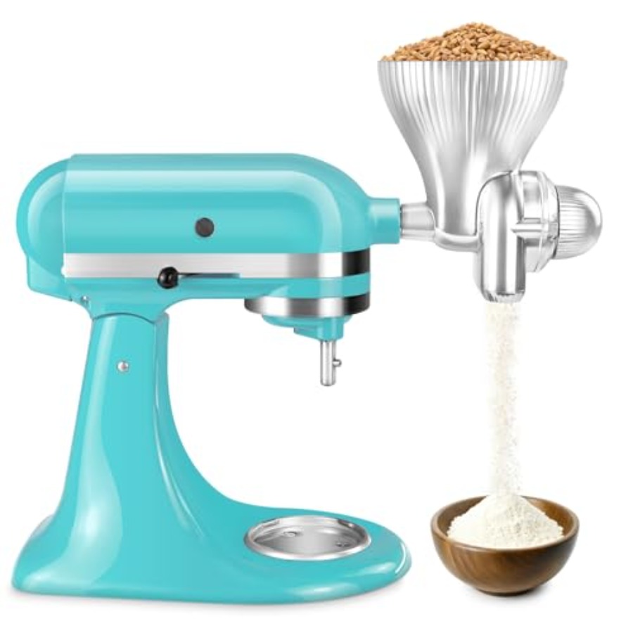 Grain Mill Grinder - Grain Mill Attachment for Stand Mixer