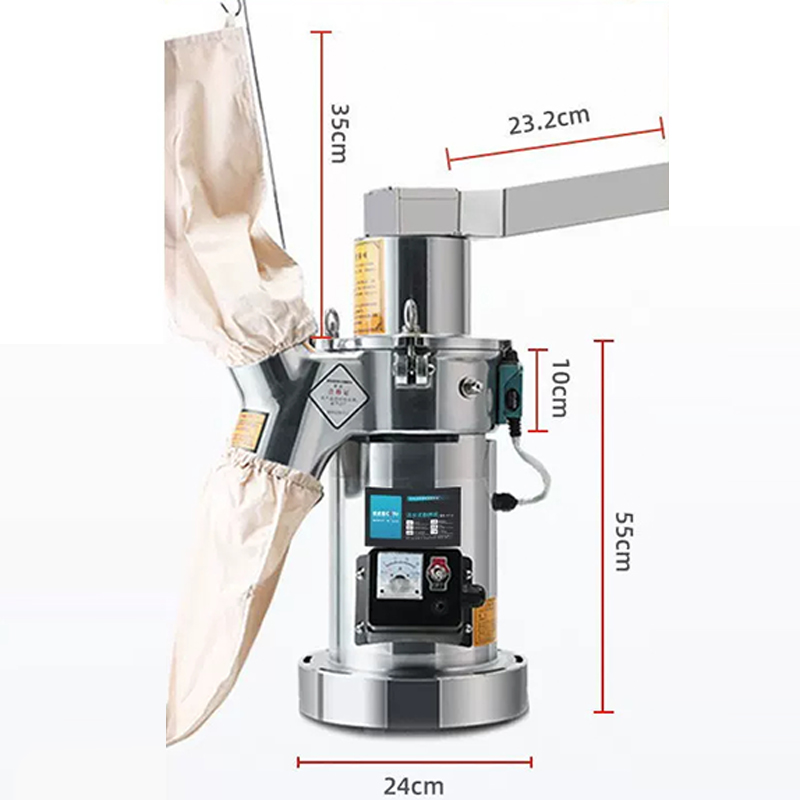 Grain Mill Grinder - Automatic Electric Chinese Herbal Grinder, 220V