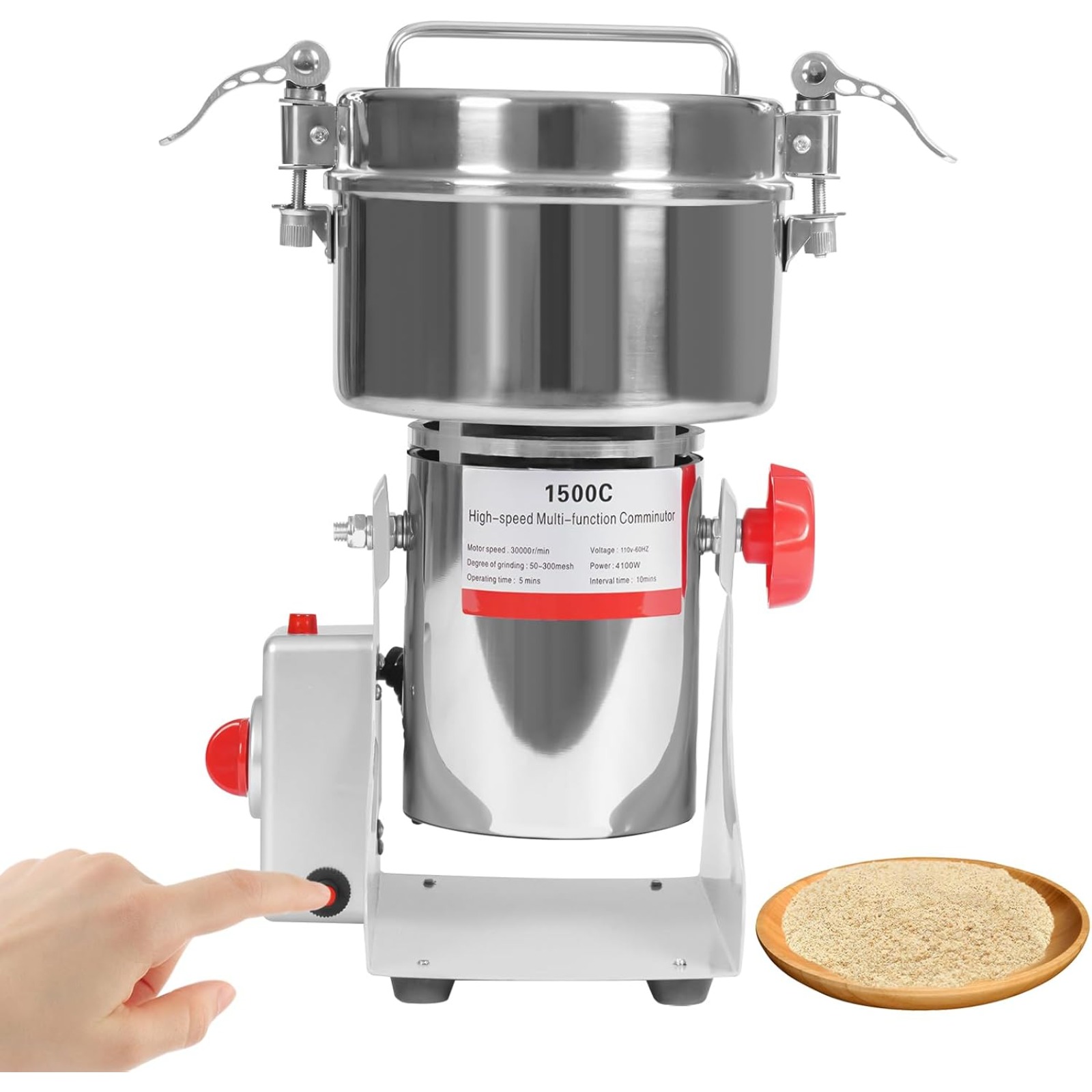 4100W Commercial Grain Grinder - Grain Mill Grinder incelemesi ve fiyatı